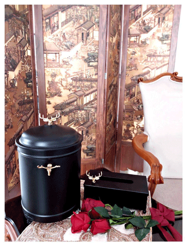 سطل و دستمال درب دار مشکی 1375
