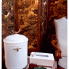 سطل و دستمال درب دار سفید 1375