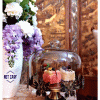ظرف کیک درب دار پروانه آنتیک 1406